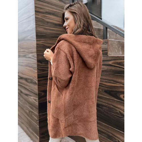 DStreet Women's alpaca coat RITA brown