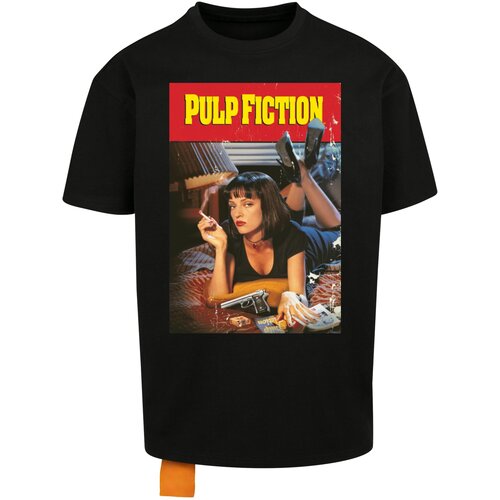 Merchcode Men's T-shirt Pulp Fiction Poster Oversize black Cene
