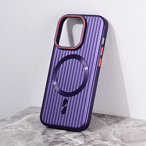 Torbica Magsafe Stripe za iPhone 14 Pro 6.1 ljubicasta Slike