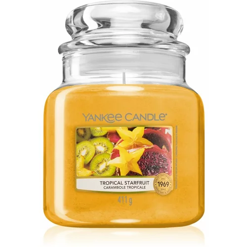 Yankee Candle Tropical Starfruit dišeča svečka 411 g unisex