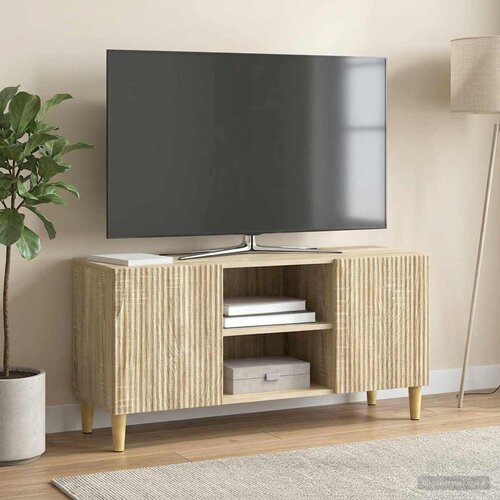 TV ormar 102 x 34,5 x 50 cm Hrast sonoma Konstruirano drvo Slike