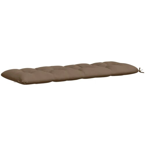 Jastučić za klupu VIANEN 100% poliester Sivosmeđa - Sivosmeđa 180 x 60 x 12 cm Slike