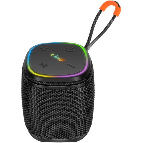LINQ Mini Brezžični Zvočnik Bluetooth 5W Vodoodporen IPX6 z LED Osvetlitvijo, Črna, (5000250490) Cene
