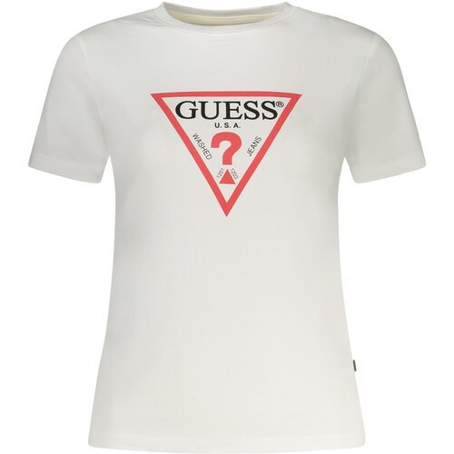 Guess Jeans SHORT SLEEVE T-SHIRT WOMEN WHITE Slike