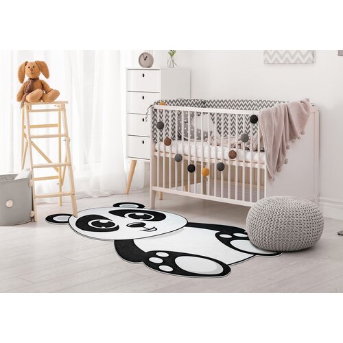  Kids-1 beli crni tepih (100 x 160) Slike