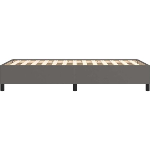 VidaXL Okvir za krevet sivi 90x190 cm od umjetne kože Slike