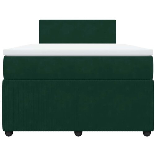  Krevet box spring s madracem tamnozeleni 120x190 cm bar&amp;scaron;unasti Slike