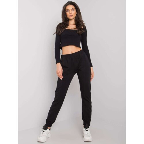 RUE PARIS Sweatpants-RV-DR-7365.17P-black Slike
