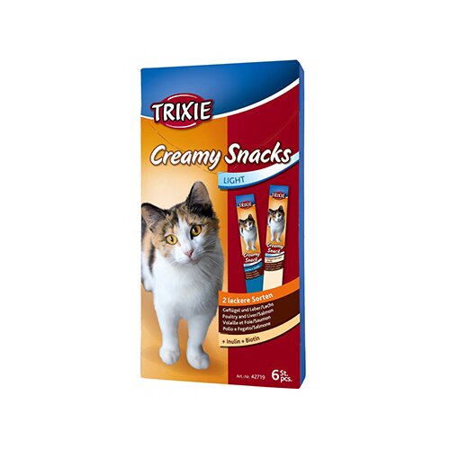 Trixie kremasta poslastica za mačke 6x15g Slike