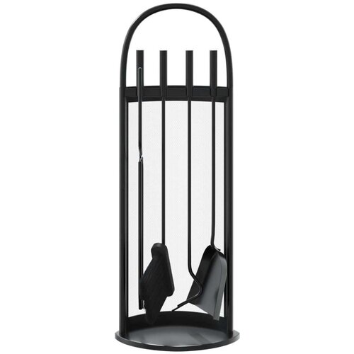  Komplet orodja za kamin 5 kosov 23x15x66 cm jeklo Slike