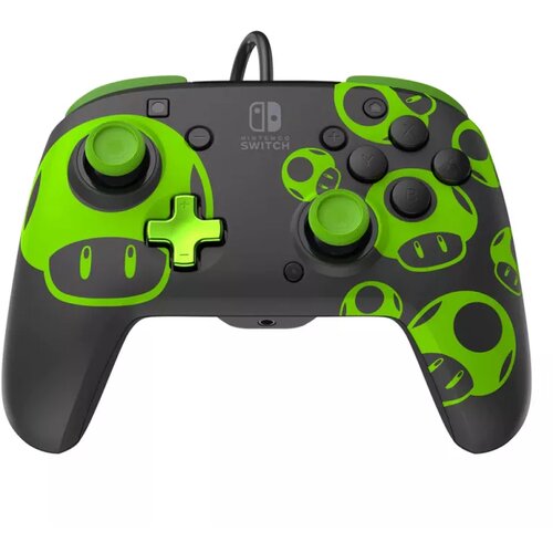 Nintendo SWITCH WIRED CONTROLLER REMATCH - 1UP GLOW IN THE DARK Slike