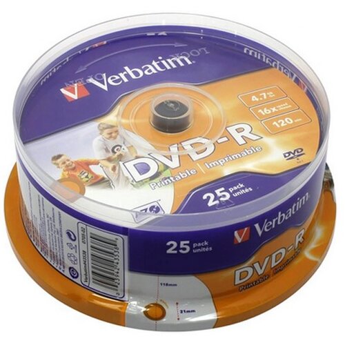  DVD-R Verbatim Photo Printable, 25/1 Cijene