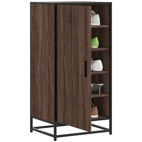 VidaXL Stalak za cipele boja hrasta 48x38x97,5 cm konstruirano drvo Slike