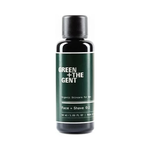 Green + The Gent face + shave oil