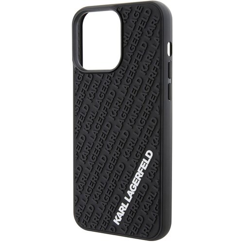 Karl Lagerfeld Maska za telefon iPhone 15 Pro 6.1, KLHCP15L3DMKRLK, Crna Slike