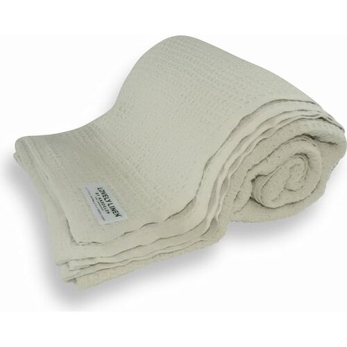 Lovely Linen Bombažna odeja 150 x 220 Cene