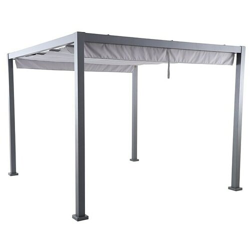 SUNFUN Milos Paviljon sa sjenilom na namatanje (&Scaron; x D: 294 x 294 cm, Boja krova: Antracit, Boja stalka: Antracit) Cijene