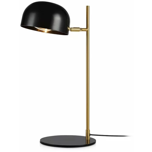 Markslöjd črna namizna svetilka s stojalom v bakreni barvi Pose