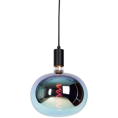 QAZQA Industri&amp;euml;le hanglamp zwart incl. LED G220 - Facil Slike