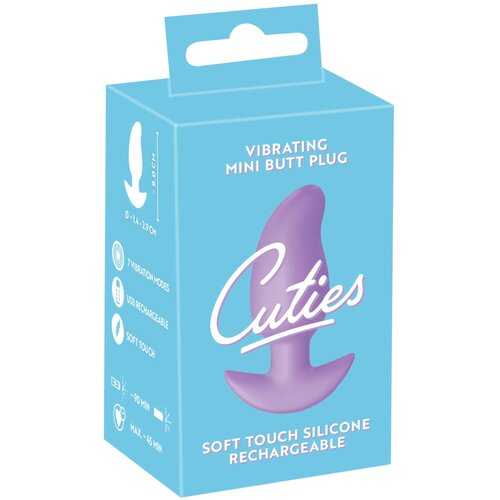 Cuties Vibrirajuća analna kupa Cuties, Ljubičasti Slike