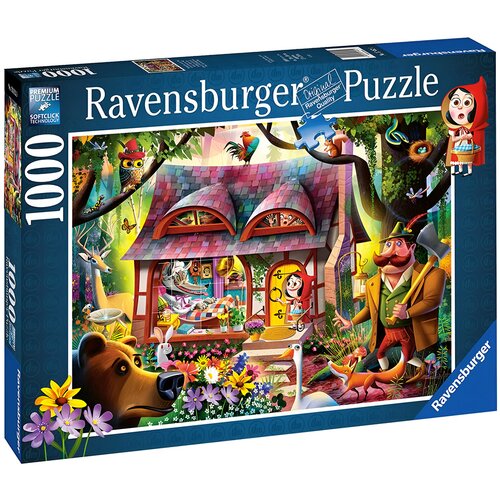 Ravensburger Pravljica 1000 kosov sestavljanka Rde?a kapica in volk s tehnologijo Softclick, Ve?barvno, (21552499) Cene