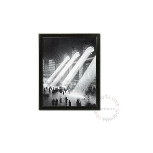 Deltalinea crno bela slika Central Station Lights 60 x 80 cm Slike