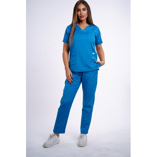 Pureboks Ženski komplet medicinske uniforme, Svetloplavi Cene