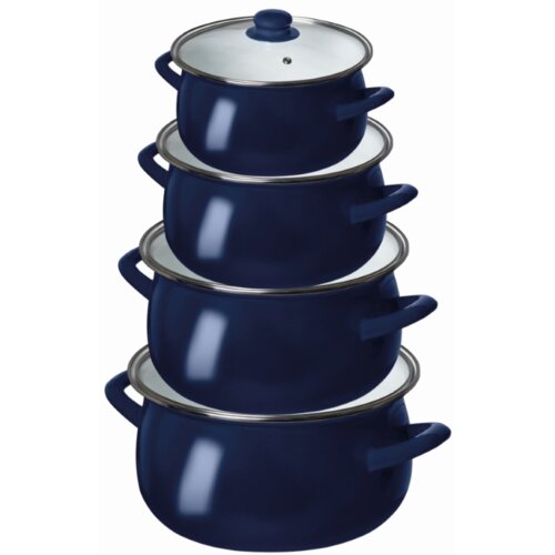 Altom design set emajliranih lonaca - plava 02050021343 Slike