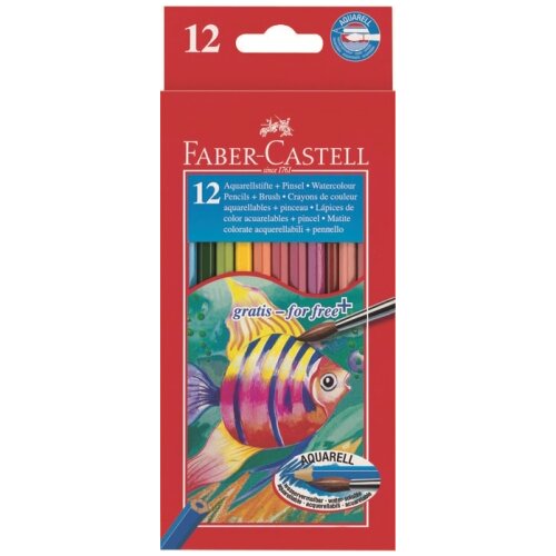  Pastele akvarelne set - 12 boja - papirna kutija (Faber Castel) Cene