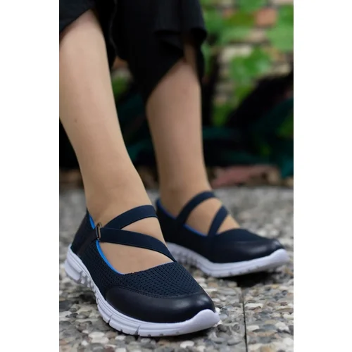 Riccon Women's Navy Blue Casual Shoes 0012601