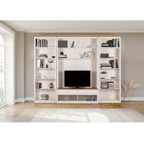 St&amp;oslash;raa Bijeli TV set od masivnog bora 288x223 cm Anita &amp;ndash; Slike