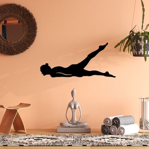 Wallity zidna dekoracija yoga 15, 60 x 28 cm, crna Cene
