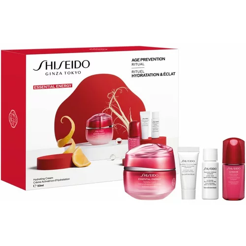 Shiseido Essential Energy Hydrating Cream Value Set darilni set (za sijoč videz)