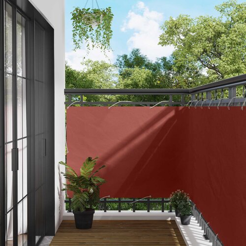  Balcony ekran Terakota 110 x 400 cm Oxford tkanina Cene