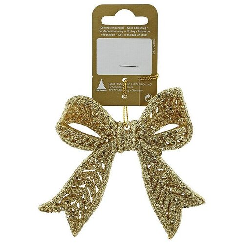  Okrasek za božično drevo Pentlja (Zlata, Plastika, 1 kos) Cene