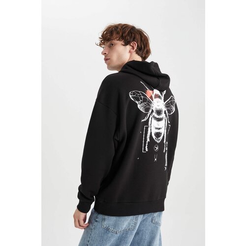 Defacto Oversize Fit Printed Long Sleeve Sweatshirt Slike