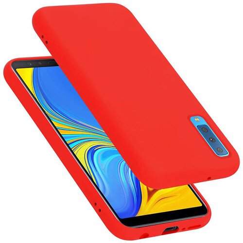 Cadorabo Ohi&amp;scaron;je, združljiv s Samsungom v tekoči rdeči barvi - za&amp;scaron;čitni pokrov iz fleksibilnega silikona TPU, (20587367) Slike