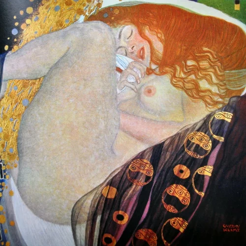 Fedkolor Slika reprodukcija 45x45 cm Danae, Gustav Klimt –
