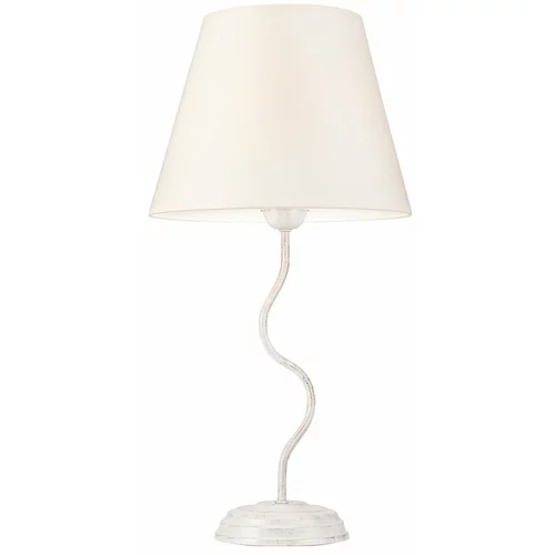 LAMKUR Bijela stolna lampa s tekstilnim sjenilom (visina 52 cm) Fabrizio –