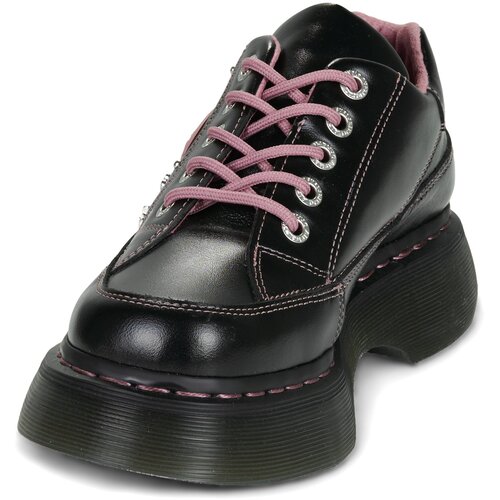 Dr. Martens Čevlji Derby BUZZ 5 EYE SHOE BLACK MILLED GLOSS Črna Slike