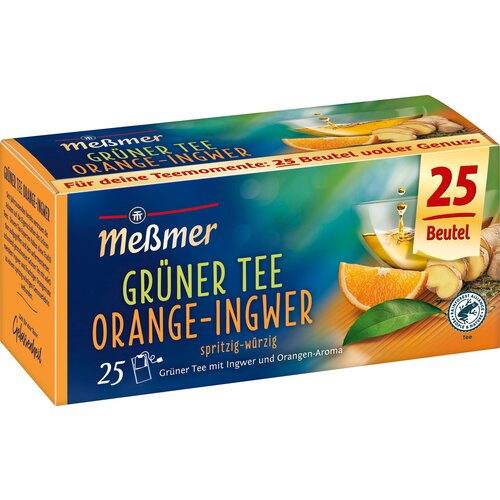 Meßmer Zeleni čaj - pomaranča-ingver - 25 čajnih vrečk Cene