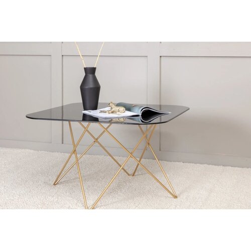 Venture Home Tristar klub stolić 80 &amp;times; 80 cm, crni Slike