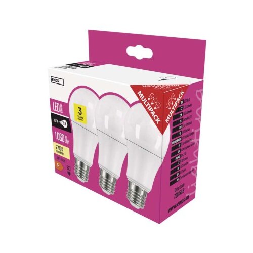  LED žarnica Classic A60 / E27 / 10,7 W (75 W) / 1 060 lm / toplo bela 3/1 Slike