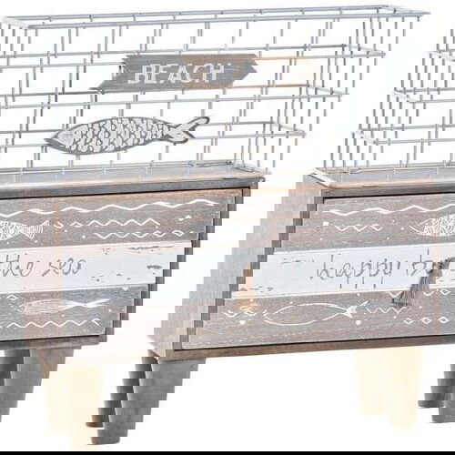  Mužar DKD Home Decor Ribe 26 5 x 10 5 x 28 5 cm Metal Drvo Cijene