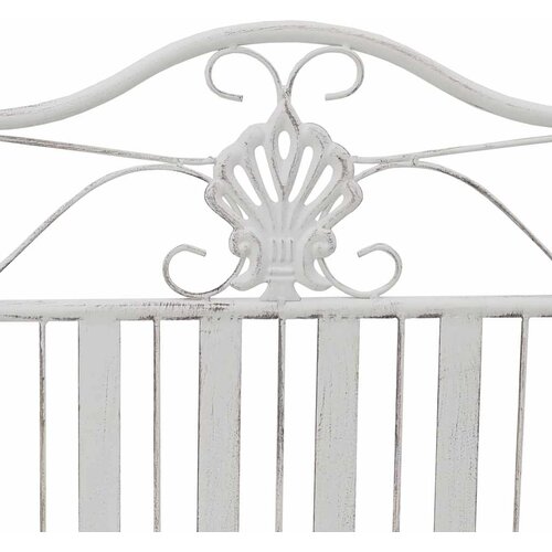  Vrtna klupa Antič White 103,5 x 59 x 89 cm Čelik Slike