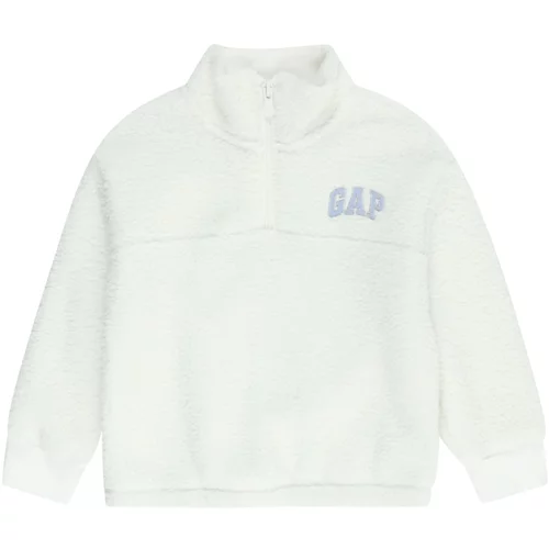 GAP Sweater majica svijetloplava / prljavo bijela