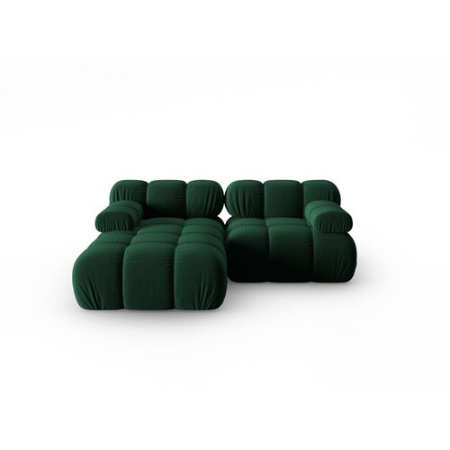 Micadoni Home zelena žametna sedežna garnitura 191 cm bellis &amp;ndash; Slike