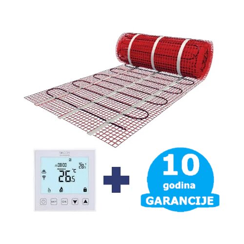 WENTOREX U-HEAT Mat grejna mrežica 5 m2 / 750 + Control FE-3 Wifi termostat Cene