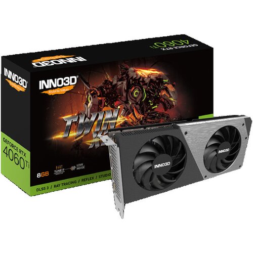 Inno3d Grafična kartica Inno3D Rtx 4060Ti 8G Gddr6X Dlss 3, (21215352) Slike