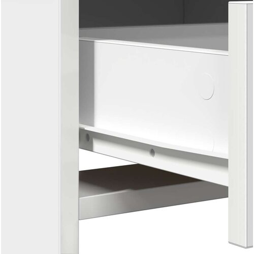 VidaXL Bijela Konstruirano drvo 50 x 41 x 135 cm Ogledalo Slike